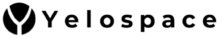 Yelospace logo black colour variation