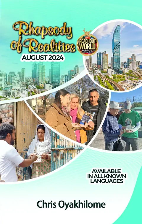 Rhapsody of Realities August Front Cover